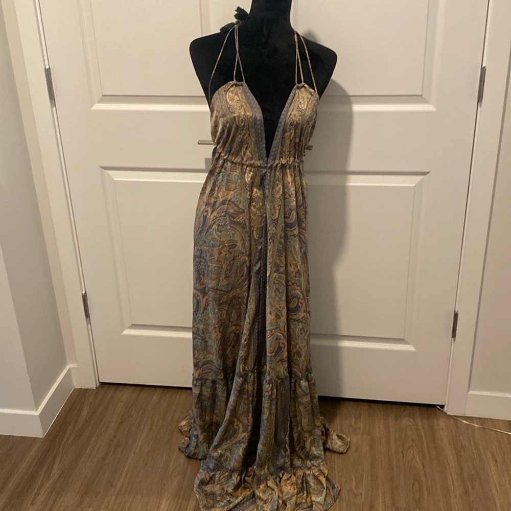 Bohemian summer dress- one size fits all